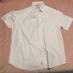 Classic Pink Striped Men's Shirt